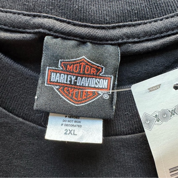 Harley Davidson tshirt short sleeve black Denny’s Springfield Missouri XXL new - Picture 2 of 8